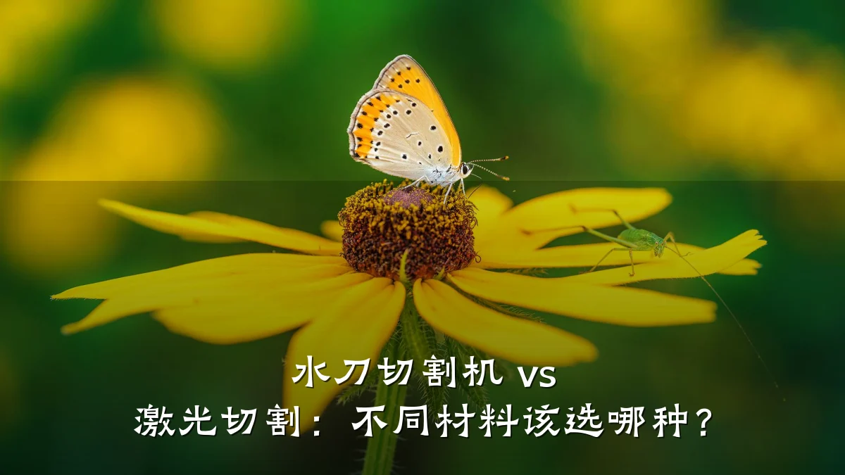 水刀切割机 vs 激光切割：不同材料该选哪种？
