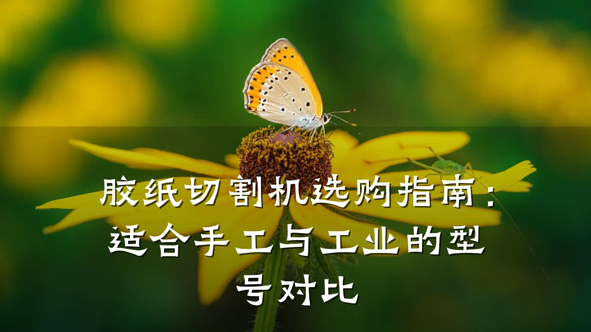 胶纸切割机选购指南：适合手工与工业的型号对比