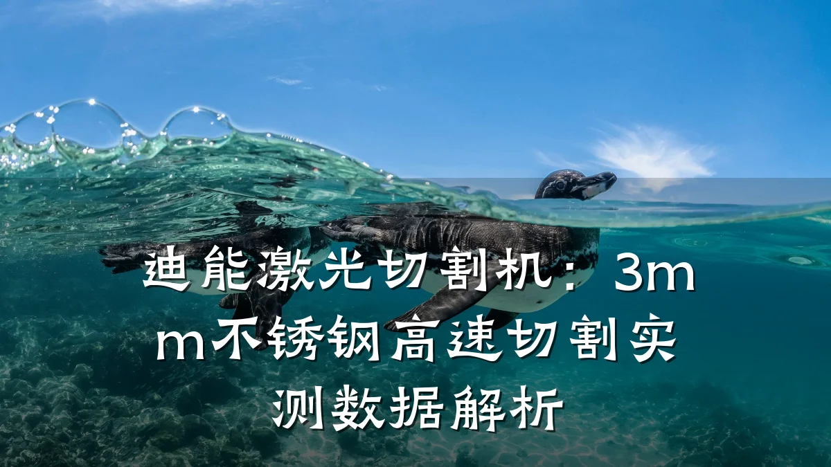 迪能激光切割机：3mm不锈钢高速切割实测数据解析