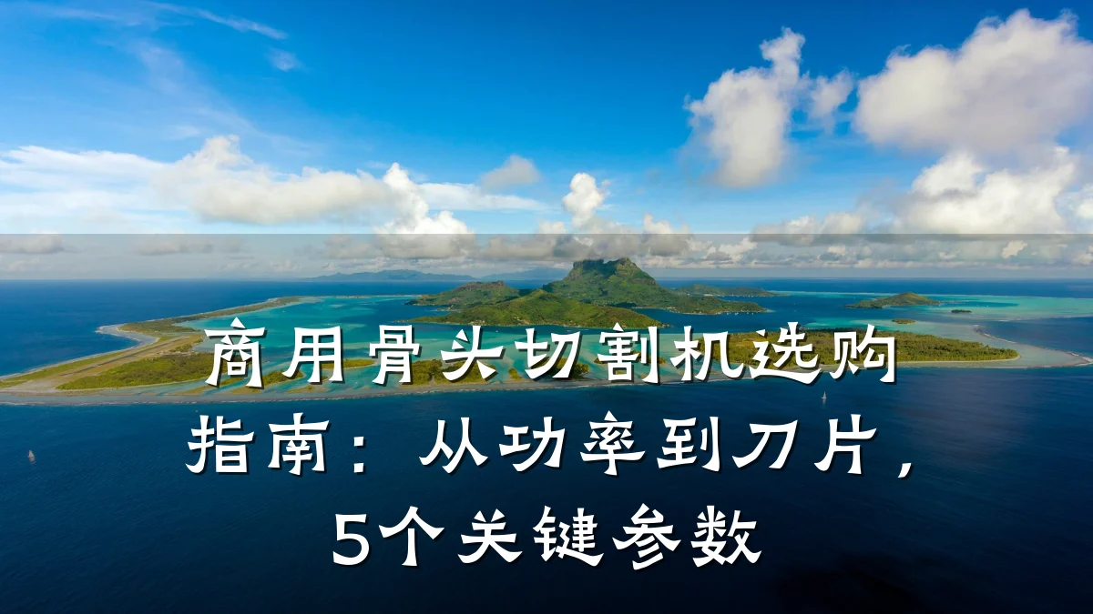 商用骨头切割机选购指南：从功率到刀片，5个关键参数