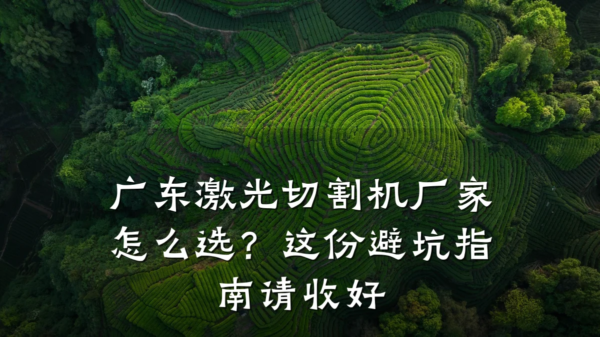 广东激光切割机厂家怎么选？这份避坑指南请收好